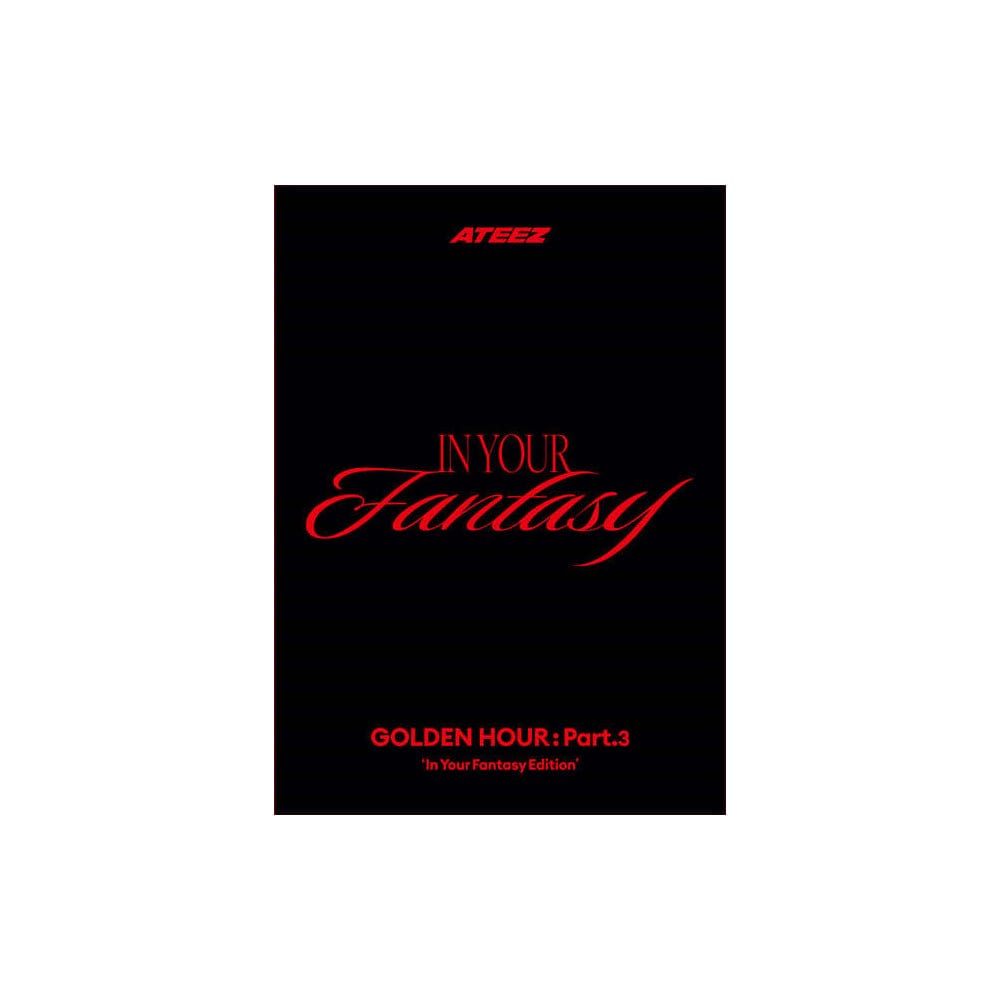 ATEEZ ALBUM BLACK ATEEZ - 12th ミニアルバム GOLDEN HOUR Part 3 In Your Fantasy Edition (POCAALBUM VER.)