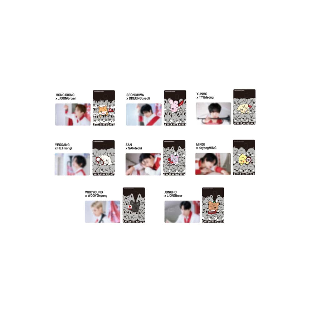 ATEEZ X ANITEEZ - [ANITEEZ IN THE CALLING] カードカバー ステッカー