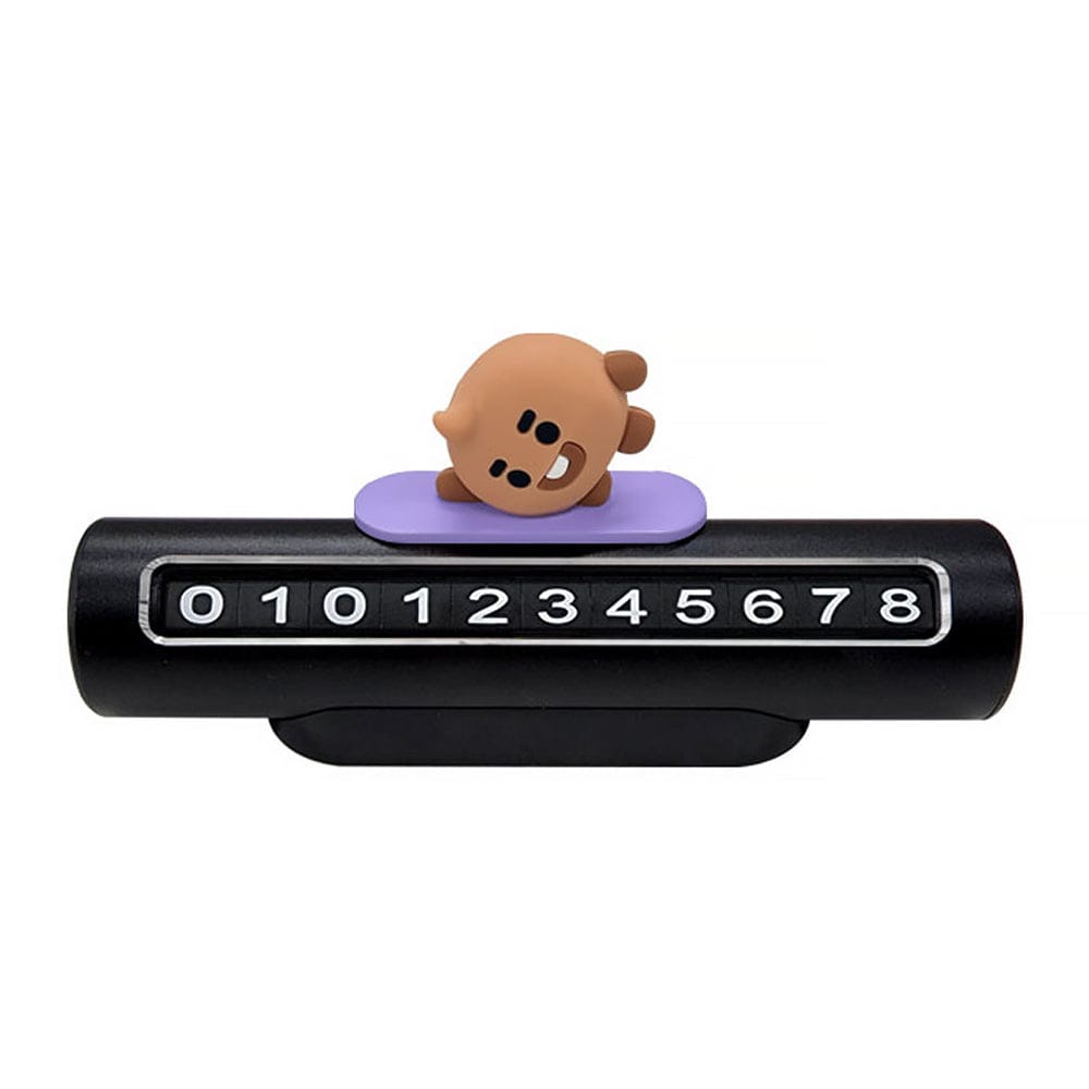 BTS MD / GOODS BTS - BT21 Baby Figure Phone Number Plate for Vehicles LINE FRIENDS