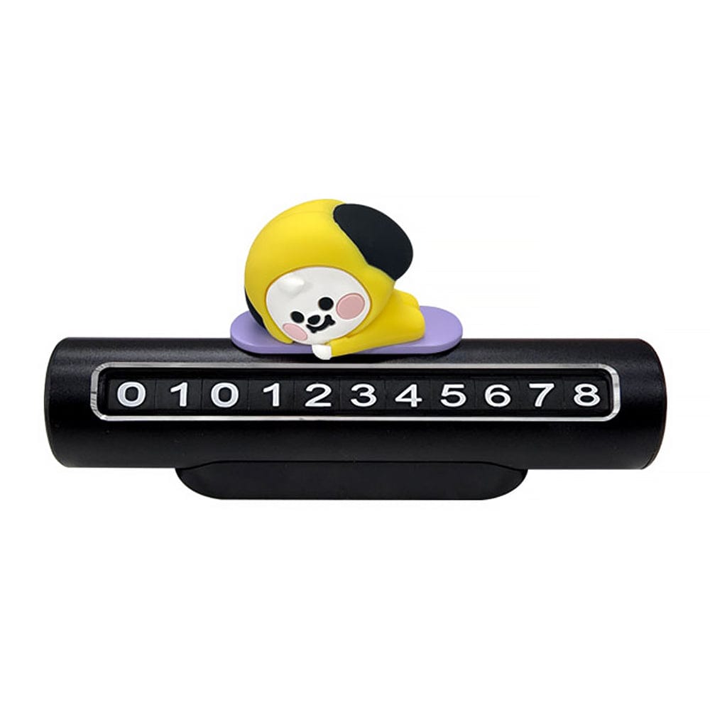 BTS MD / GOODS BTS - BT21 Baby Figure Phone Number Plate for Vehicles LINE FRIENDS