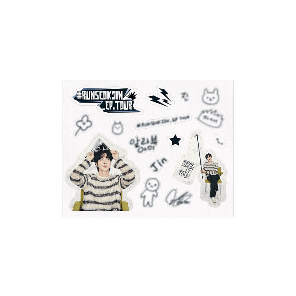 BTS JIN 4カットロングステッカー BTS JIN - RUNSEOKJIN_EP.TOUR