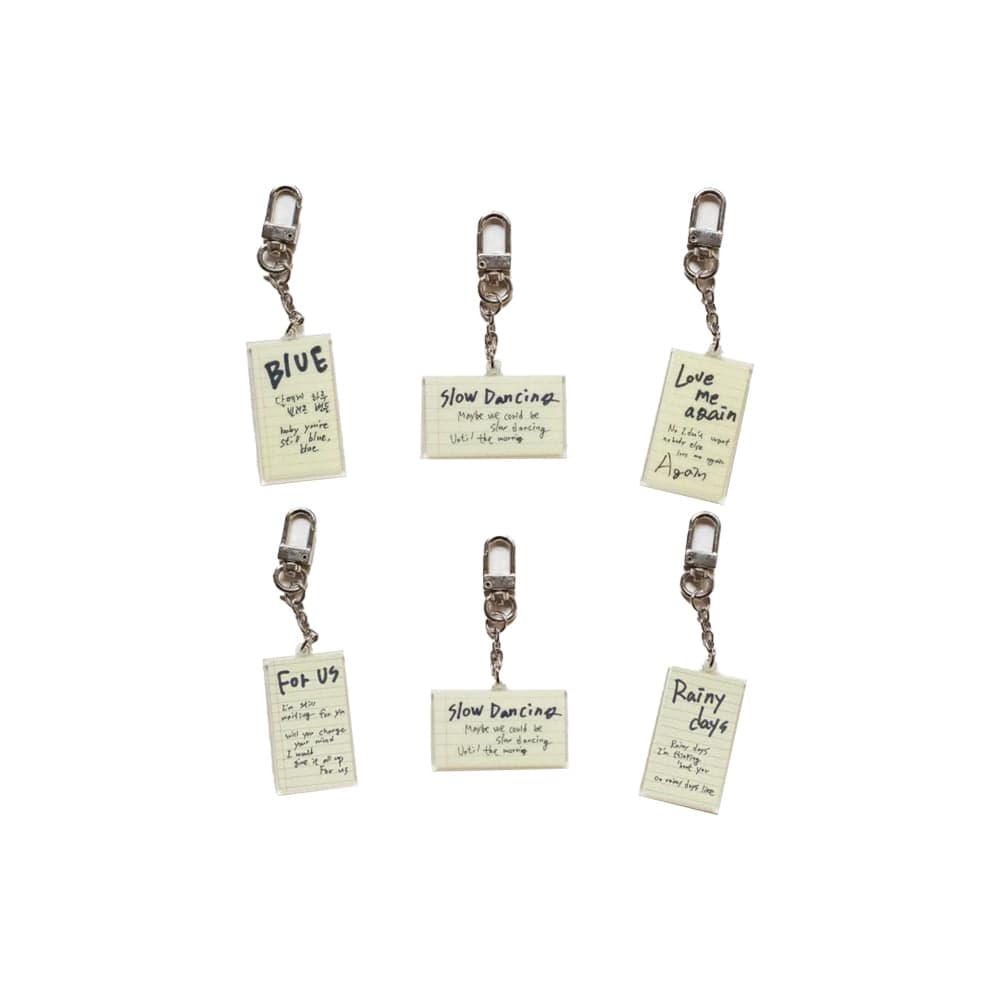 BTS V - LAYOVER KEYRING SET