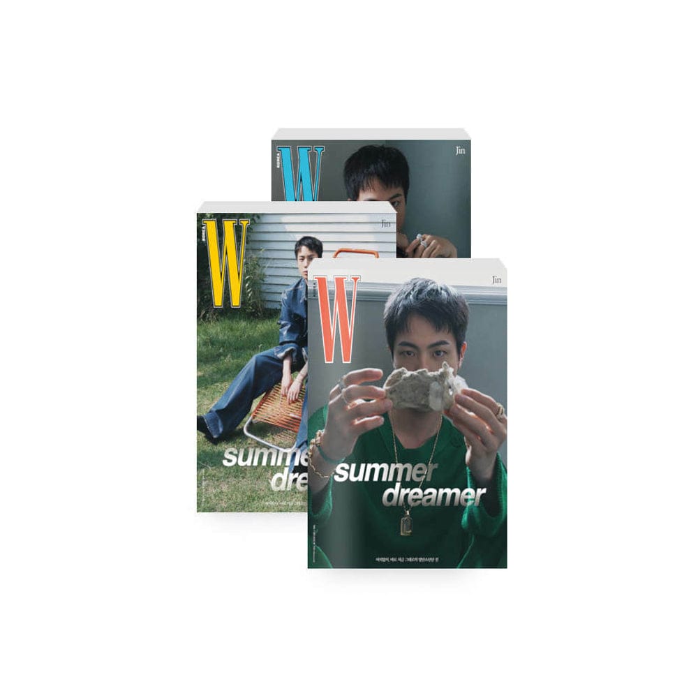 BTS MD / GOODS SET 【和訳付き】 BTS Jin - 雑誌 W Korea 表紙 ジン (2024年8月号)