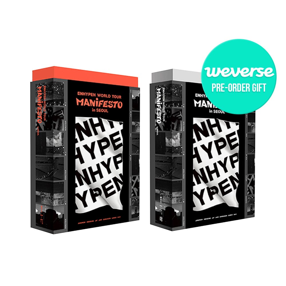 ENHYPEN DVD / BLU-RAY Set (DVD + Digital Code) / + Weverse特典付き ENHYPEN - WORLD TOUR MANIFESTO in SEOUL