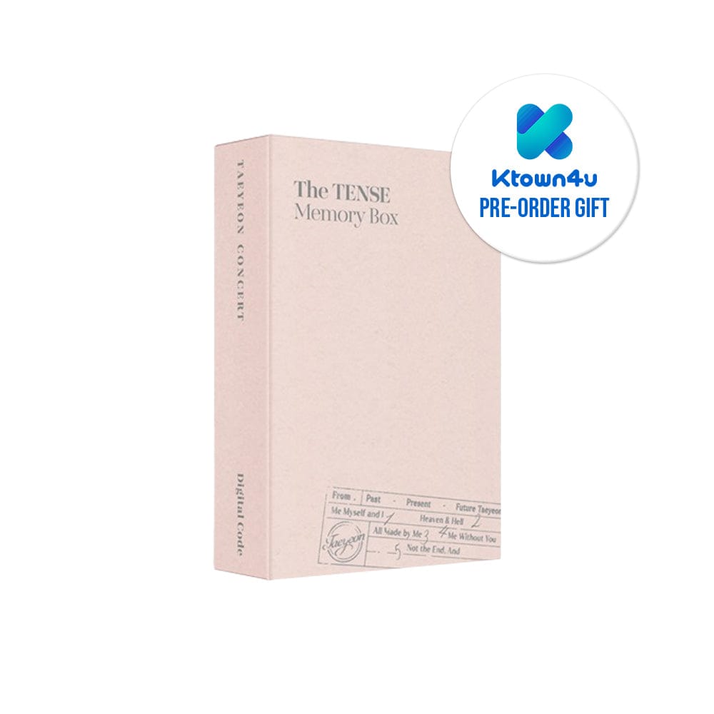 GIRLS' GENERATION DVD / BLU-RAY Girls' Generation TAEYEON - TAEYEON CONCERT The TENSE Memory Box Digital Code