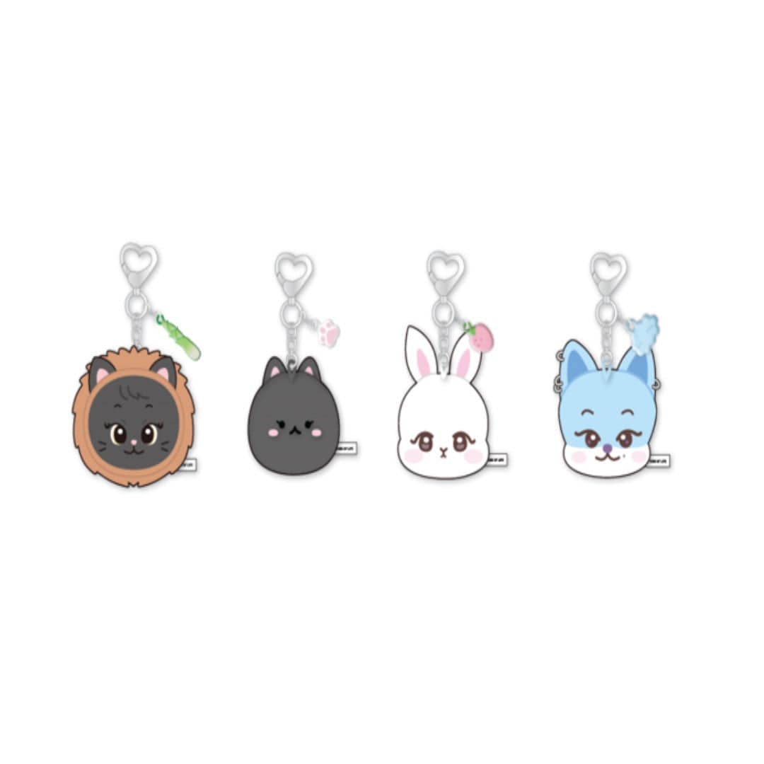 KISS OF LIFE ALBUM KISS OF LIFE - 03 Face Doll Keyring / THE 2ND ANNIVERSARY OFFICIAL MD
