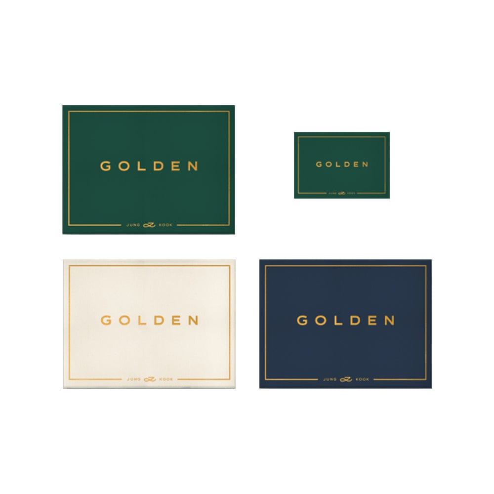 BTS JUNGKOOK [GOLDEN] Album CD+Photo  Book+4Card+Poster+2Sticker+GIFT+WEVERSE POB