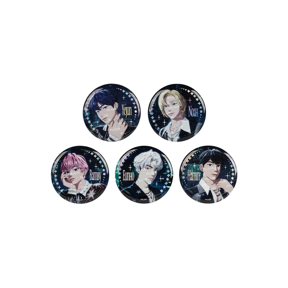 PLAVE PLBBUU Can Badge PLBBUUバッジ PLAVE 2nd Single Album 'PLBBUU' (PLBBUU Ver._5-piece set) - VLAST SHOP