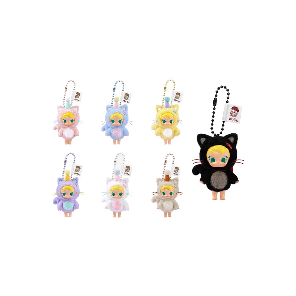 POP MART ] Baby Molly Pocket Friends Plush Keyring