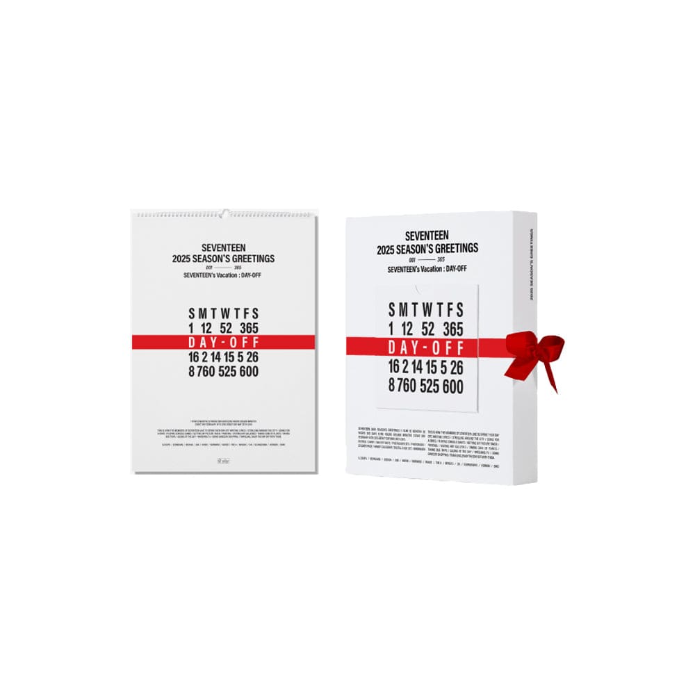 SEVENTEEN MD / GOODS 特典無し SEVENTEEN - 2025 シーズングリーティング + 壁掛けカレンダー SET