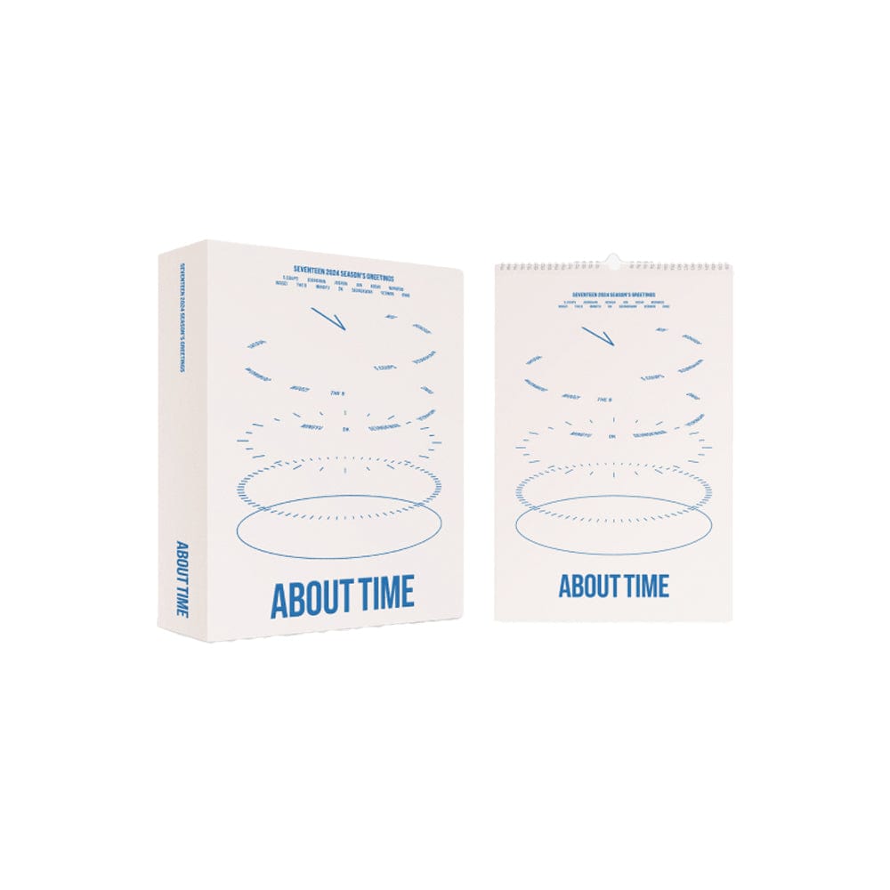 SEVENTEEN MD / GOODS Season Greeting + Wall Calendar NO POB SEVENTEEN - 2024 シーズングリーティング Season's Greetings ABOUT TIME