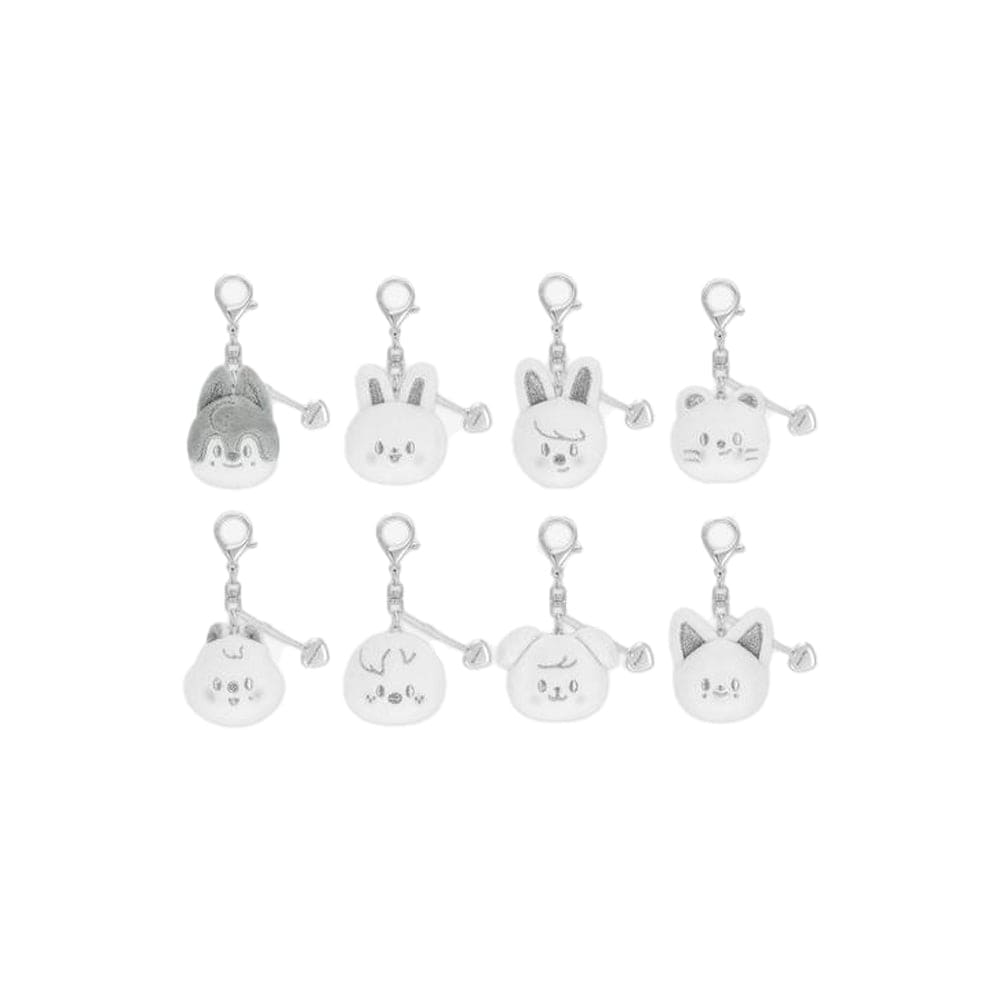 Stray Kids SKZOO FACE KEYRING SILVER Ver.