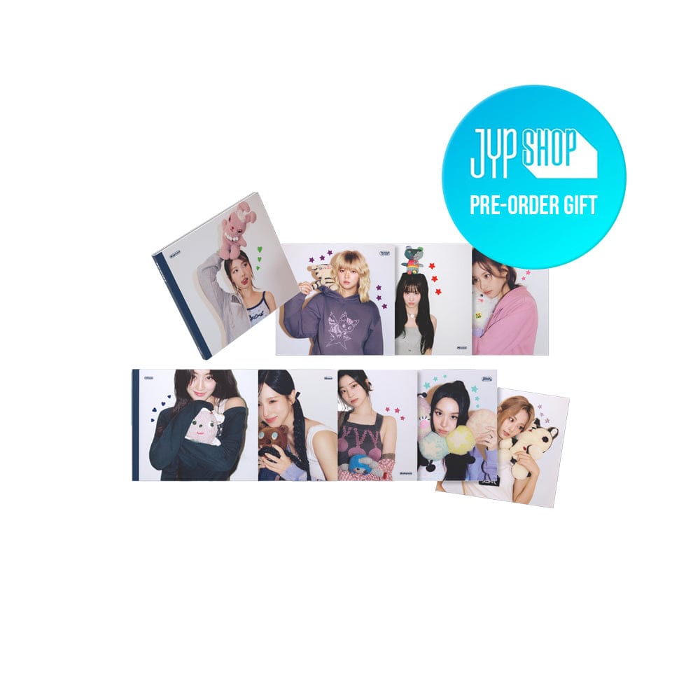 TWICE ALBUM SET + JYP POB TWICE - 14th ミニアルバム 'STRATEGY' (Step 4 ver.)