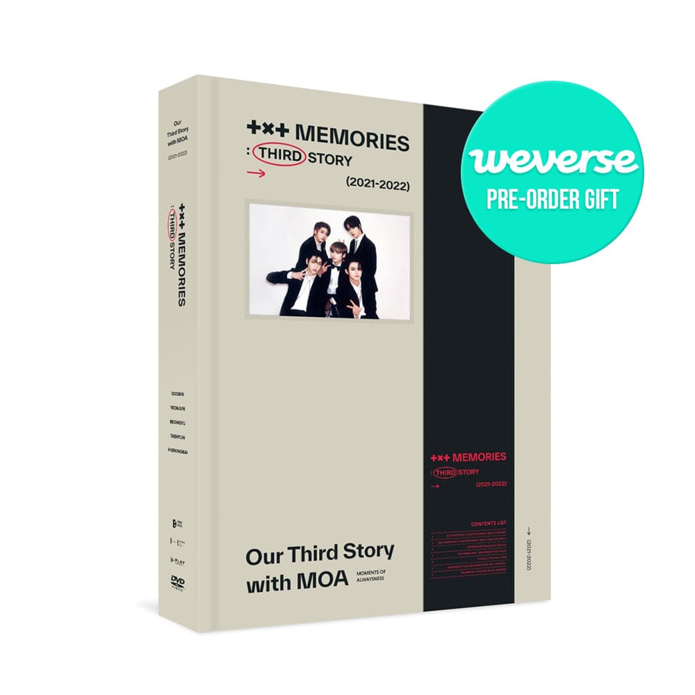 TXT (TOMORROW X TOGETHER) DVD / BLU-RAY TXT (TOMORROW X TOGETHER) - MEMORIES : THIRD STORY DVD