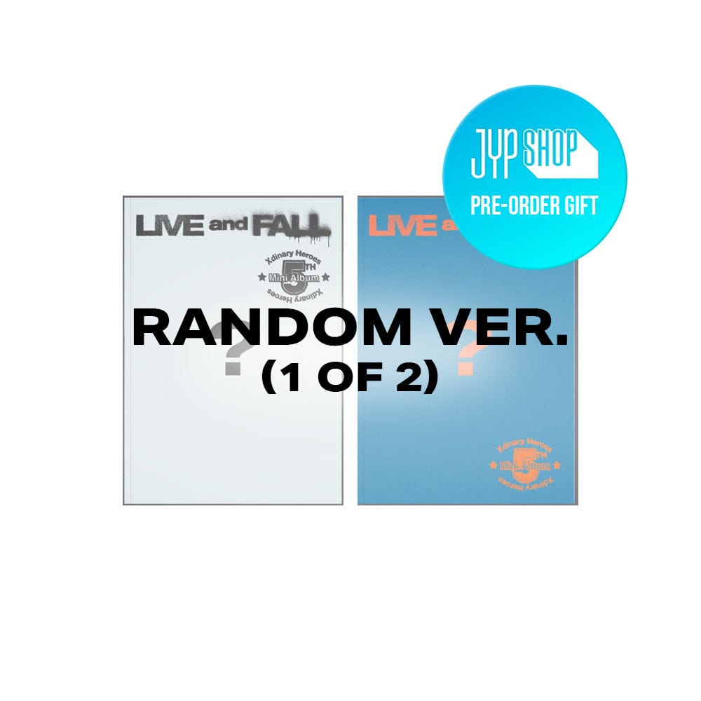 Xdinary Heroes ALBUM 1 Random + JYP POB Xdinary Heroes - 5th ミニアルバム 'LIVE AND FALL'