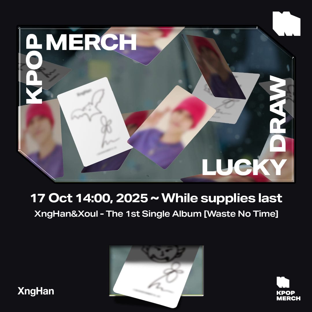【KPOPMERCH ラッキードロー】 XNGHAN & XOUL - 1st シングル [WASTE NO TIME]