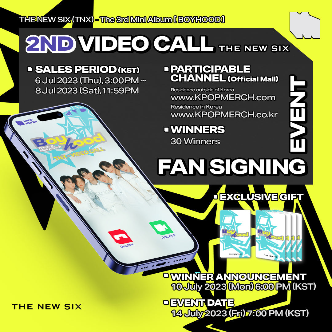 THE NEW SIX ( TNX ) - [BOYHOOD] 2nd Video Call Event
