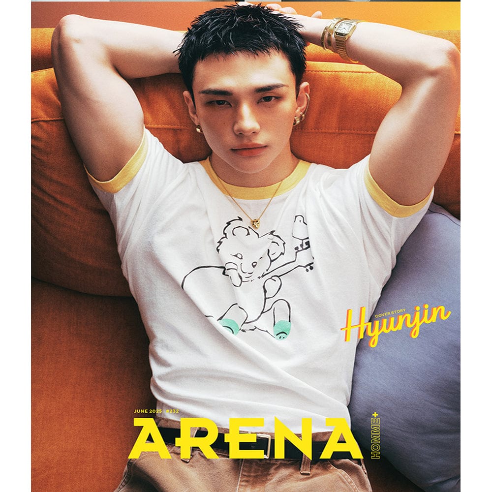 和訳付き) 雑誌 Arena Homme+ 表紙 ヒョンジン (2025年6月号)