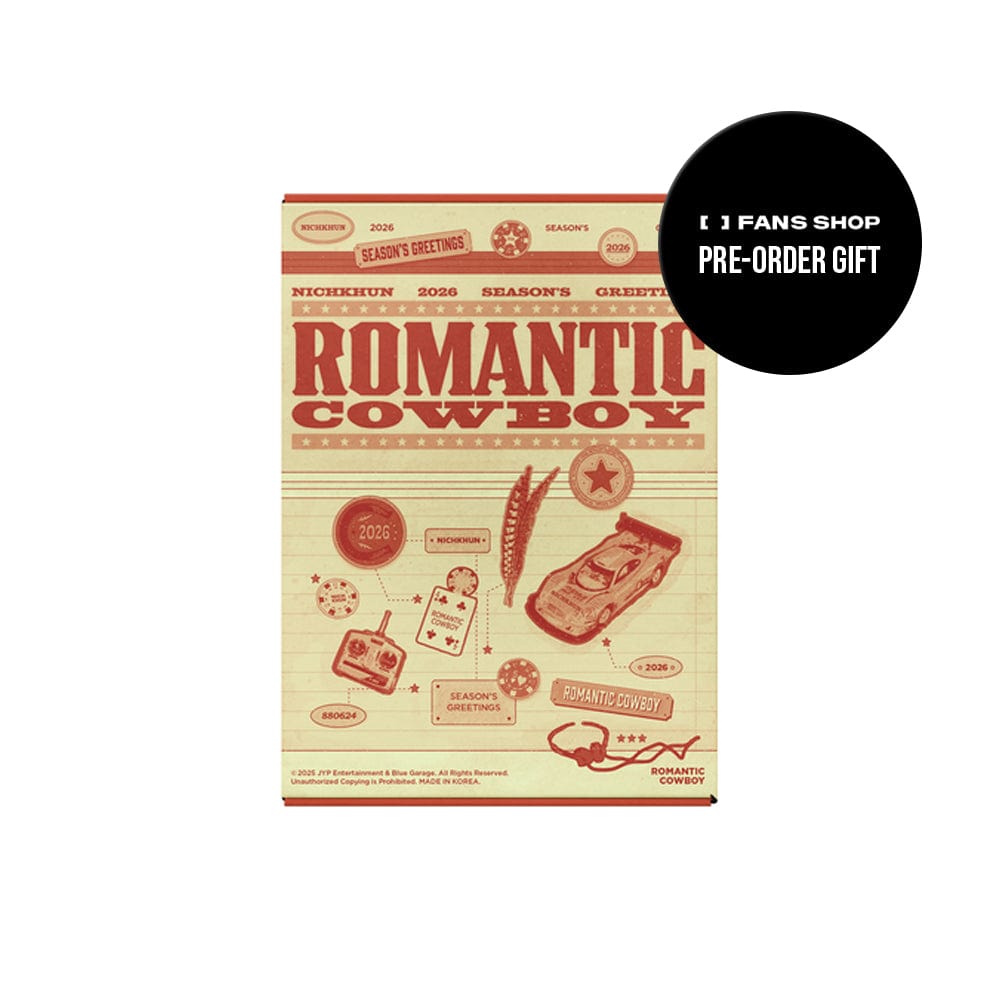 2PM MD / GOODS FANS SHOP 特典付き NICHKHUN 2026 SEASON'S GREETINGS [ROMANTIC COWBOY]