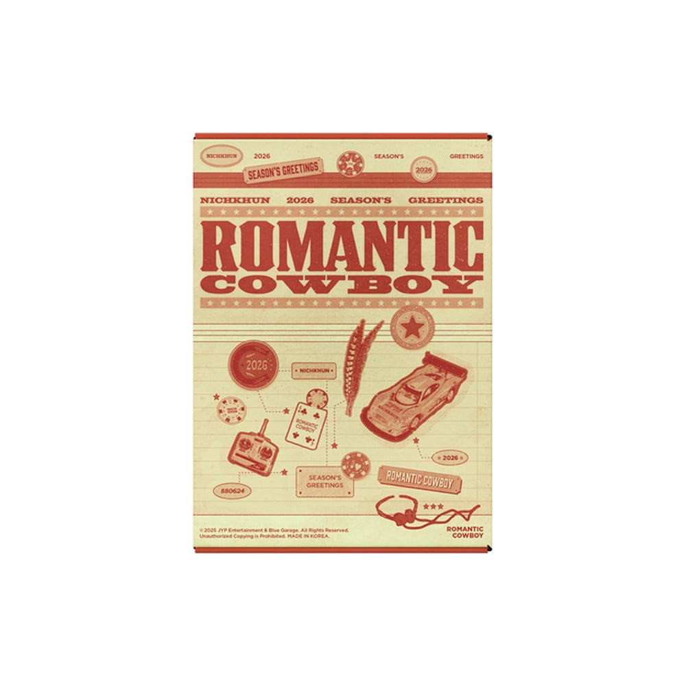 2PM MD / GOODS FANS SHOP 特典付き NICHKHUN 2026 SEASON'S GREETINGS [ROMANTIC COWBOY]