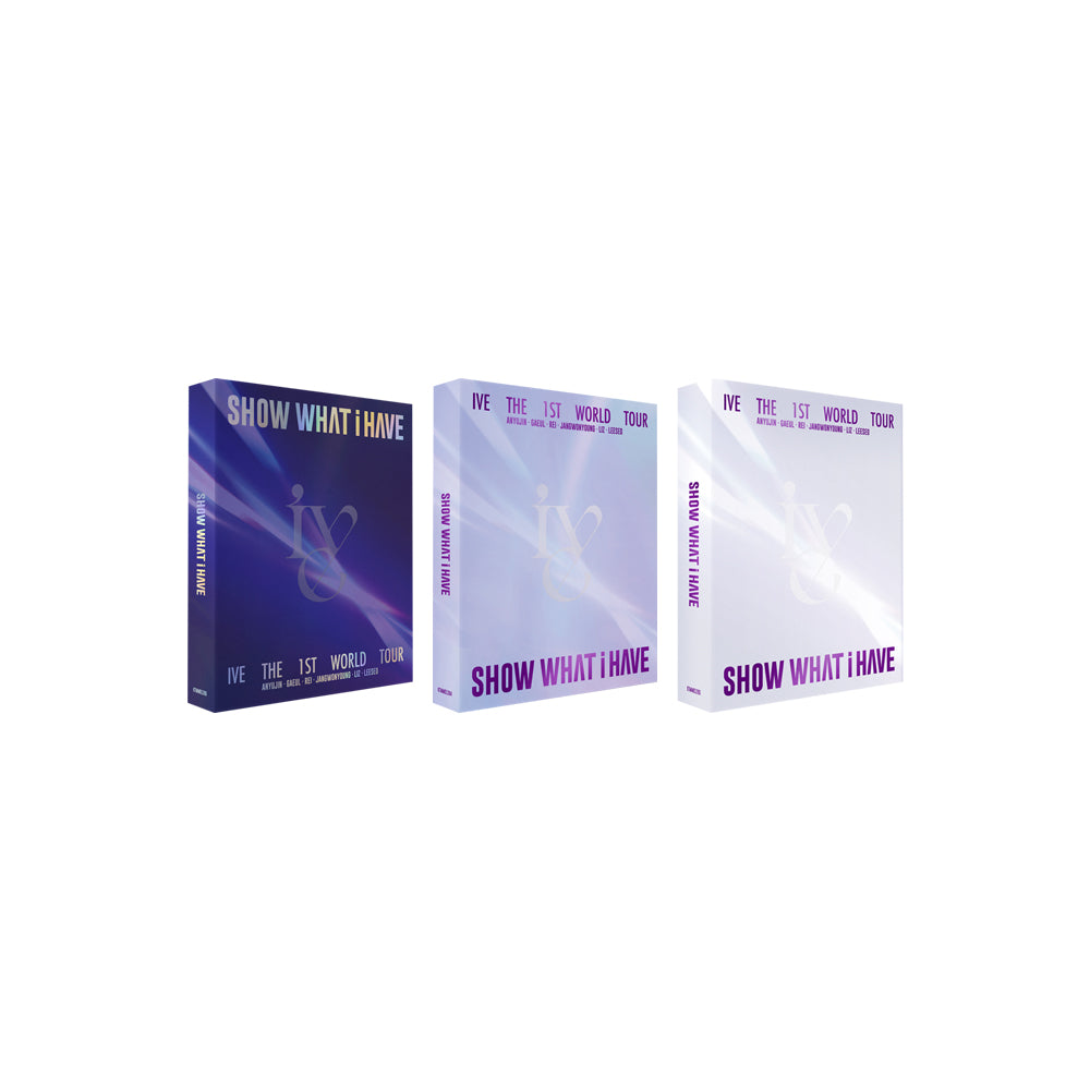 特典付き IVE - THE 1ST WORLD TOUR 'SHOW WHAT I HAVE' フルセット (DVD+BLU-RAY+KIT VIDEO)