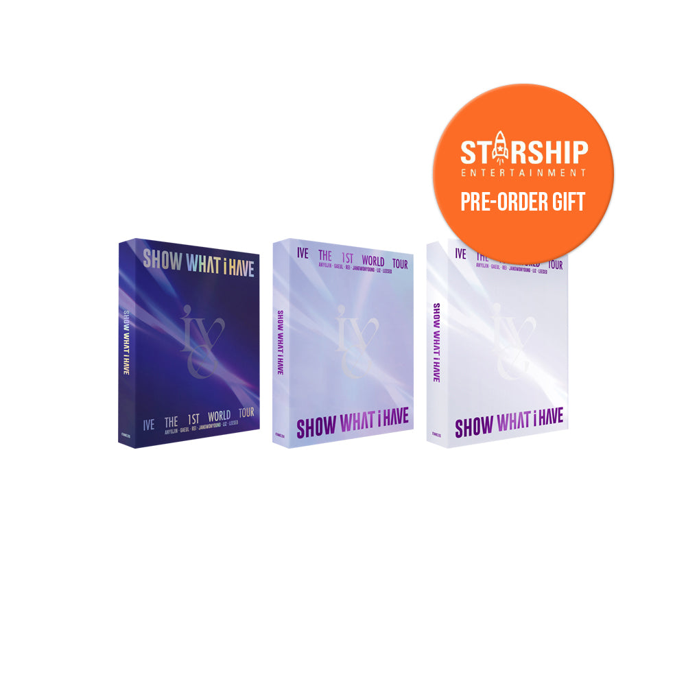 特典付き IVE - THE 1ST WORLD TOUR 'SHOW WHAT I HAVE' フルセット (DVD+BLU-RAY+KIT VIDEO)