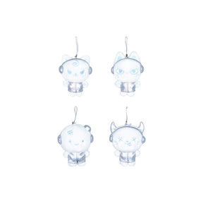 aespa MD / GOODS aespa - FANLIGHT DOLL KEY RING (SILVER ver.)