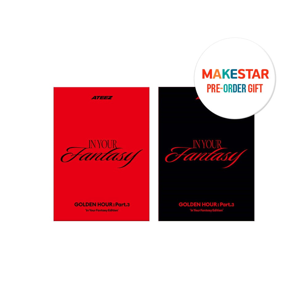 ATEEZ ALBUM 1Random (ラッキードロー特典付き）ATEEZ -  12th ミニアルバム GOLDEN HOUR Part 3 In Your Fantasy Edition (POCAALBUM VER.)