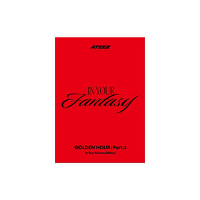 ATEEZ ALBUM RED ATEEZ -  12th ミニアルバム GOLDEN HOUR Part 3 In Your Fantasy Edition (POCAALBUM VER.)