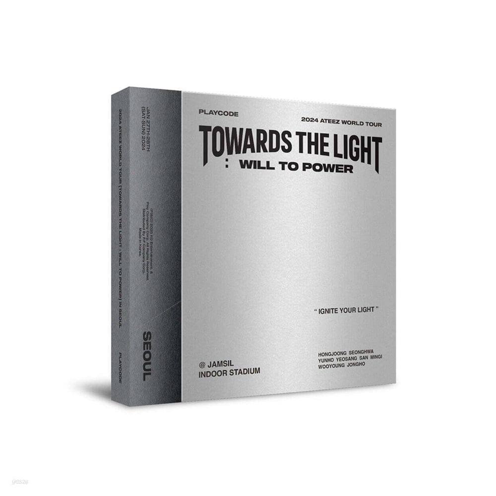 ATEEZ DVD / BLU-RAY ATEEZ -2024 ATEEZ WORLD TOUR [TOWARDS THE LIGHT : WILL TO POWER] IN SEOUL PLAYCODE