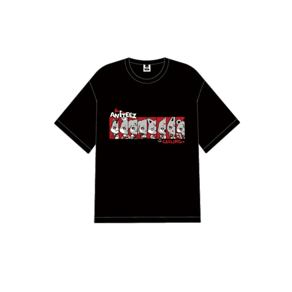 ATEEZ MD / GOODS ATEEZ X ANITEEZ - [ANITEEZ IN THE CALLING] Tシャツ（BLACK）