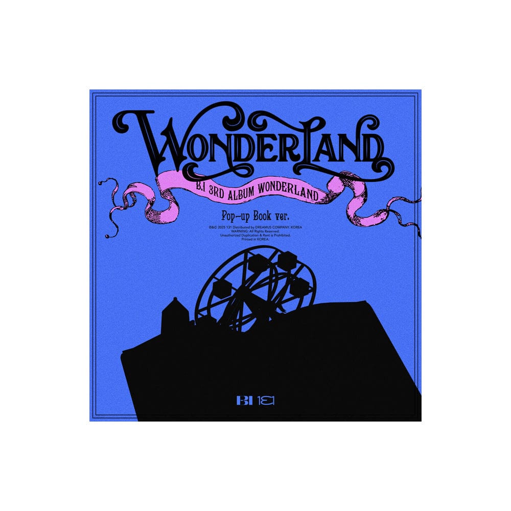 B.I ALBUM B.I - 3rd Album [WONDERLAND] (Pop-up book Ver.)