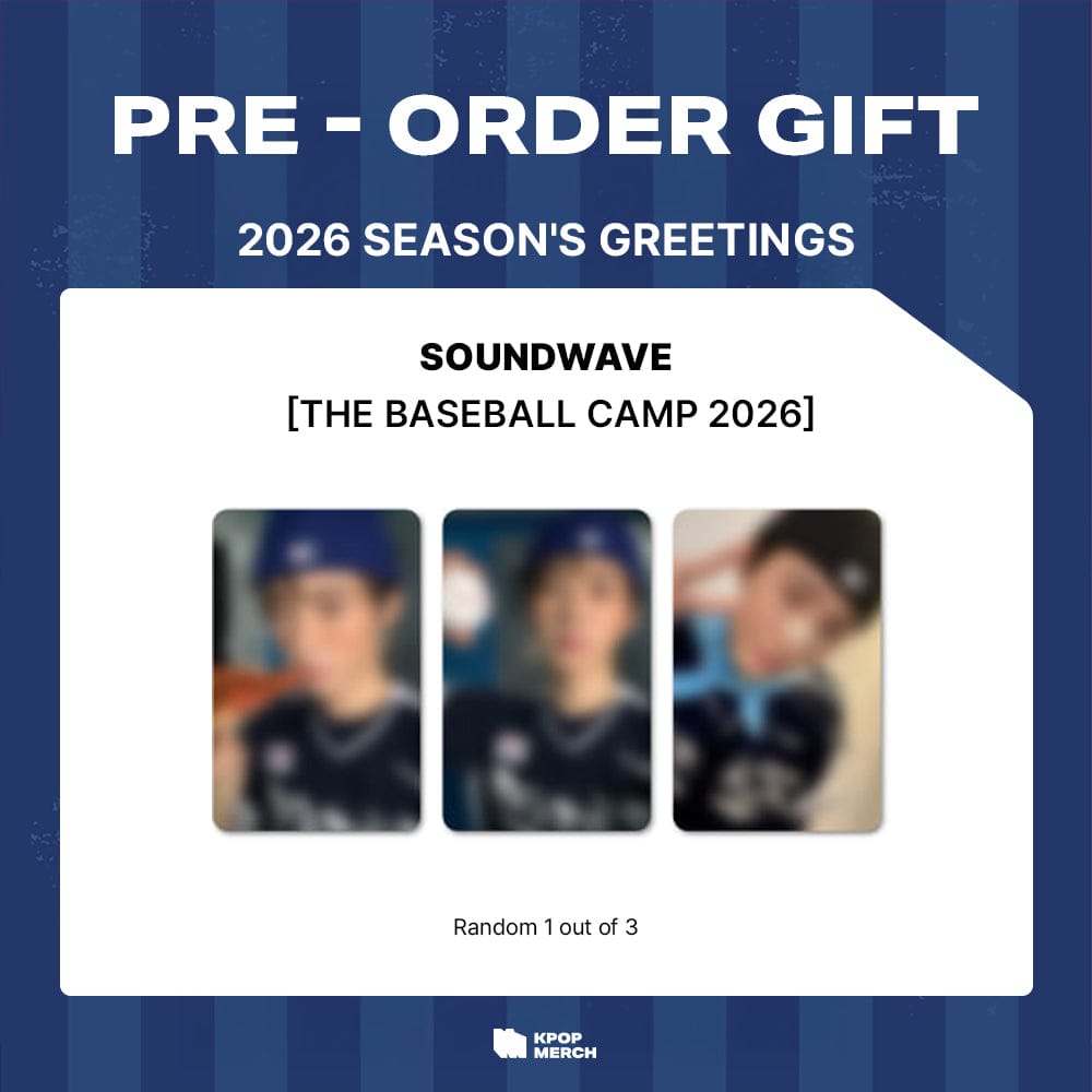 B.I MD / GOODS SOUNDWAVE 特典付き B.I - 2026 SEASON’S GREETINGS [The Baseball Camp 2026]