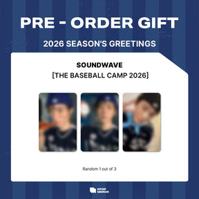 B.I MD / GOODS SOUNDWAVE 特典付き B.I - 2026 SEASON’S GREETINGS [The Baseball Camp 2026]