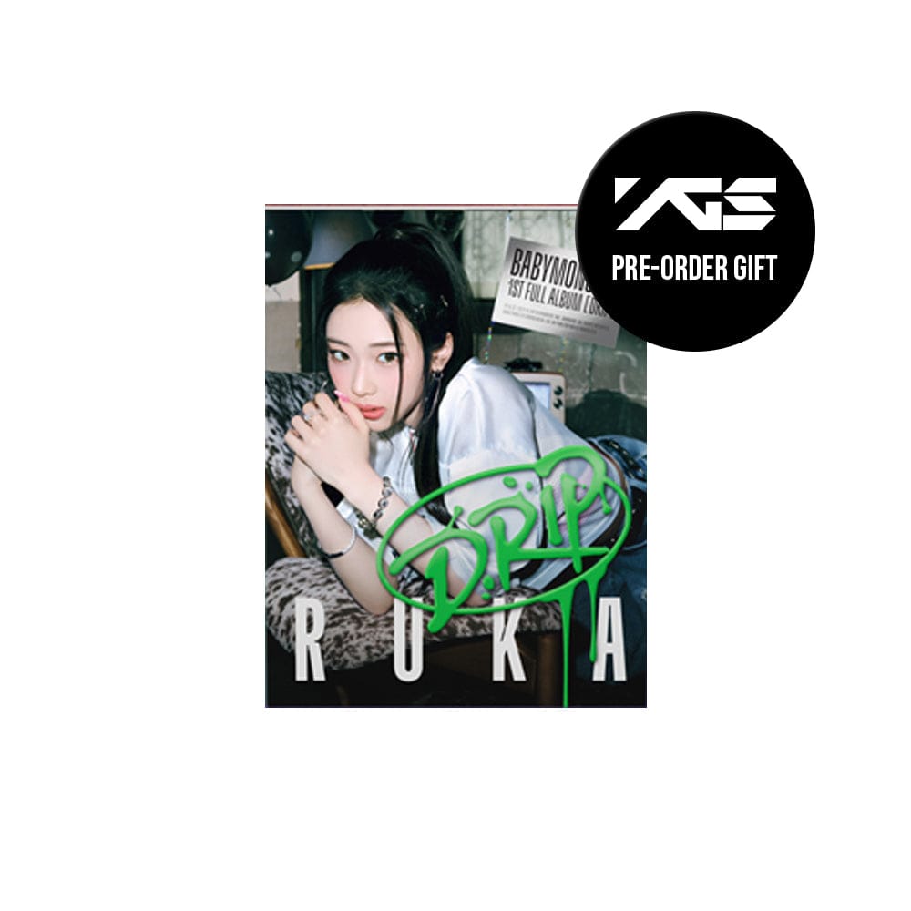 BABYMONSTER ALBUM RUKA_YG POB BABYMONSTER - 1st フルアルバム 'DRIP' YG TAG ALBUM Ver