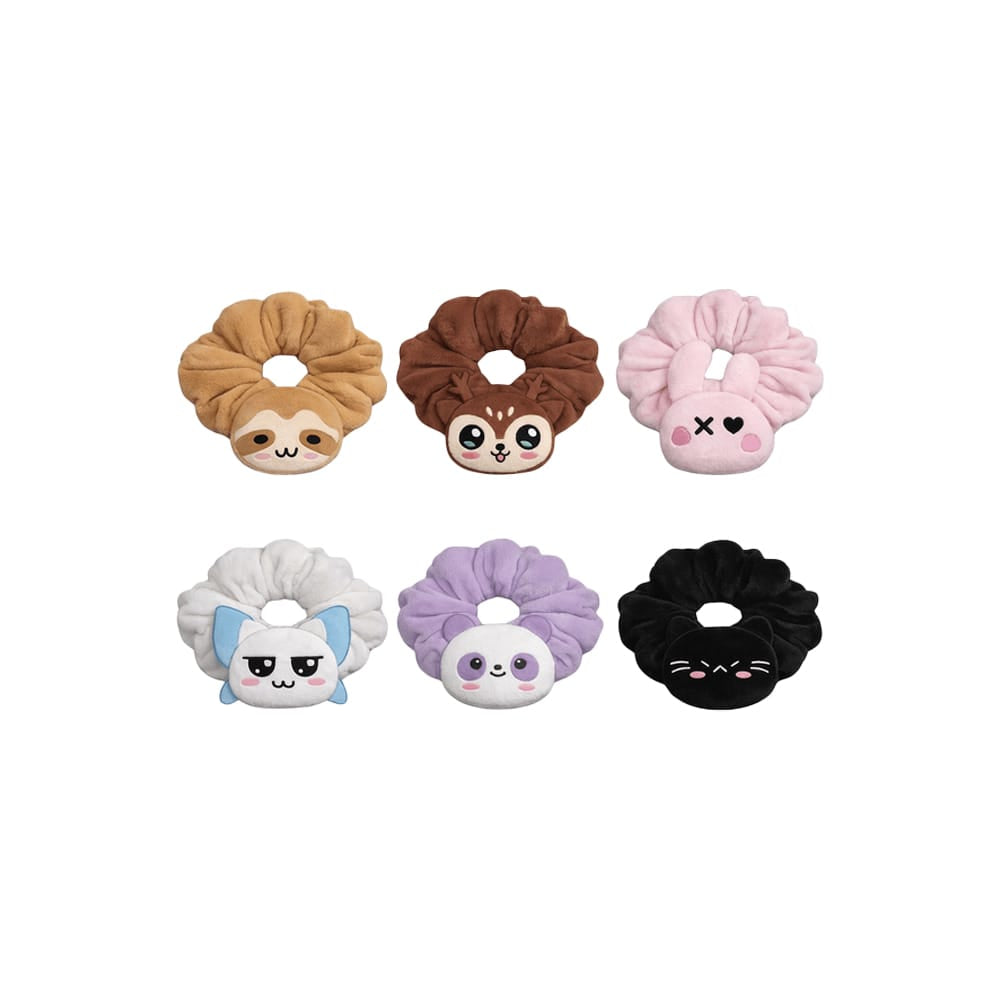 BABYMONSTER MD / GOODS BABYMONSTER - CHARACTER PLUSH SCRUNCHIE [ CHOOMTOUR IN SEOUL OFFICIAL MD ]