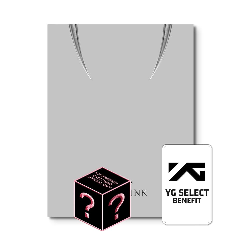 BLACKPINK ALBUM GRAY VER. [YG SELECT & KPOP MERCH Exclusive Benefit] BLACKPINK - BORN PINK 2nd ALBUM (BOX SET Ver.)