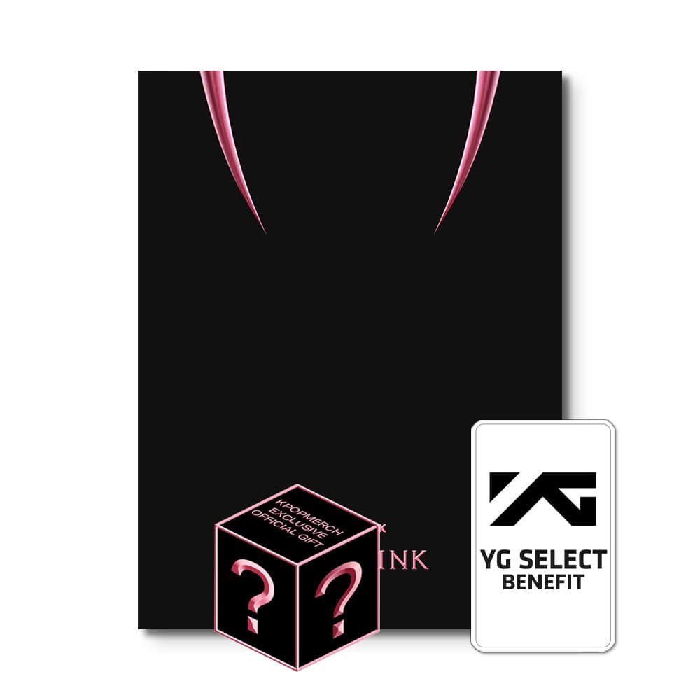 BLACKPINK ALBUM PINK VER. [YG SELECT & KPOP MERCH Exclusive Benefit] BLACKPINK - BORN PINK 2nd ALBUM (BOX SET Ver.)