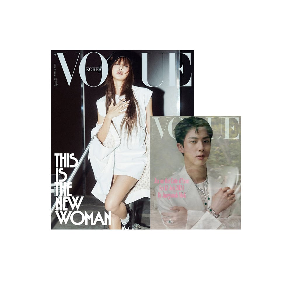 BLACKPINK Magazines C ver BLACK PINK リサ / BTS ジン - 雑誌 VOGUE 表紙 LISA + Special Book 表紙 BTS Jin (2024年10月号)