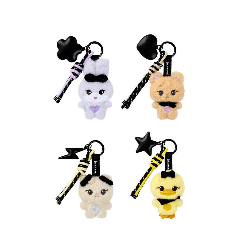 BLACKPINK MD / GOODS [BPCOLLECTION] BLACKPINK CHARACTER PLUSH KEYRING_SLIM