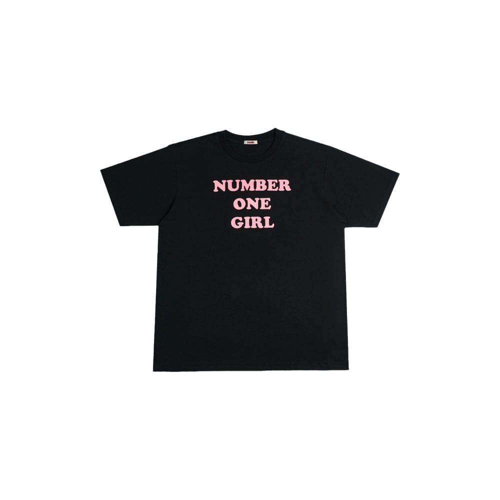 BLACKPINK MD / GOODS ROSÉ [ROSIE] NUMBER ONE GIRL BLACK T-SHIRT