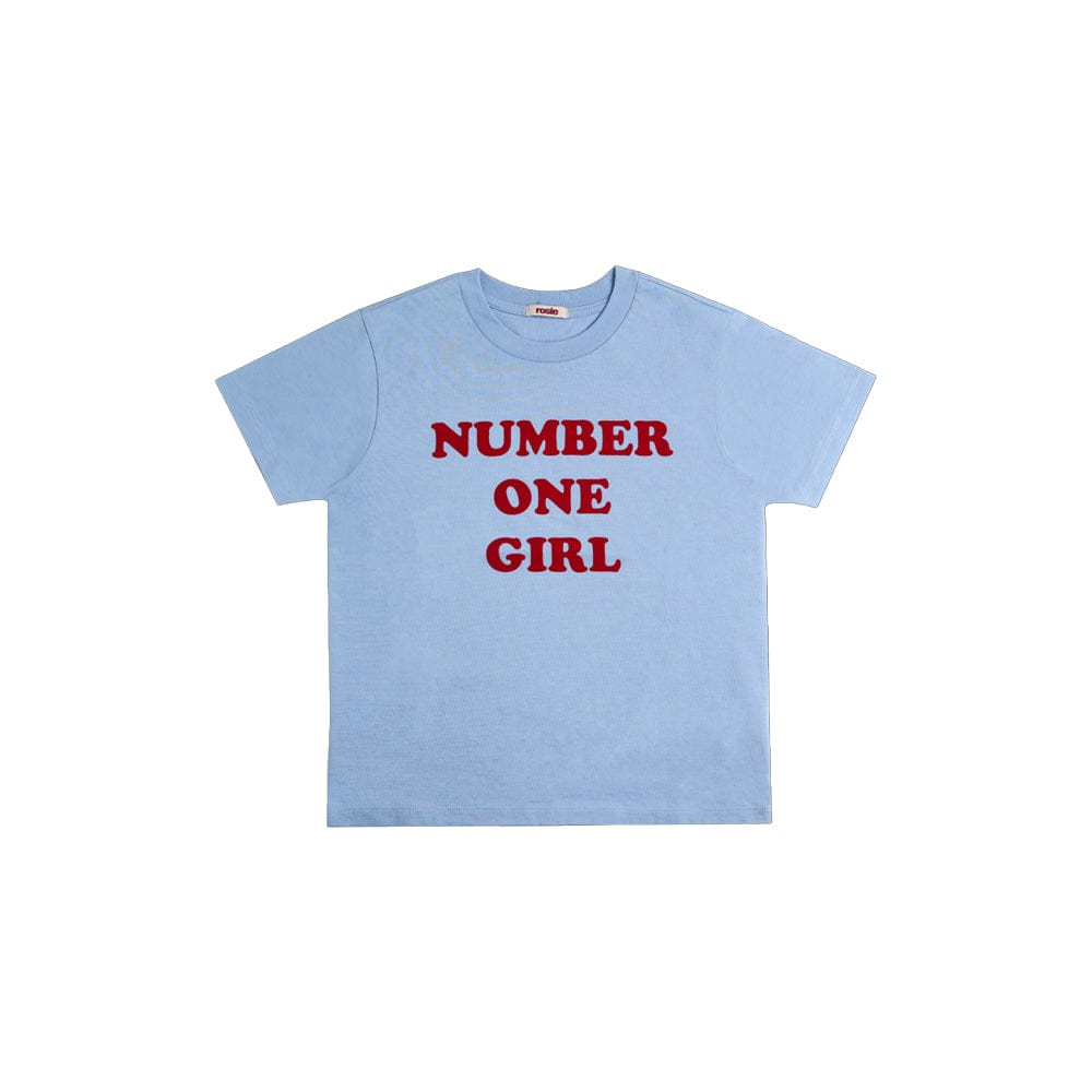 BLACKPINK MD / GOODS ROSÉ [ROSIE] NUMBER ONE GIRL BLUE T-SHIRT