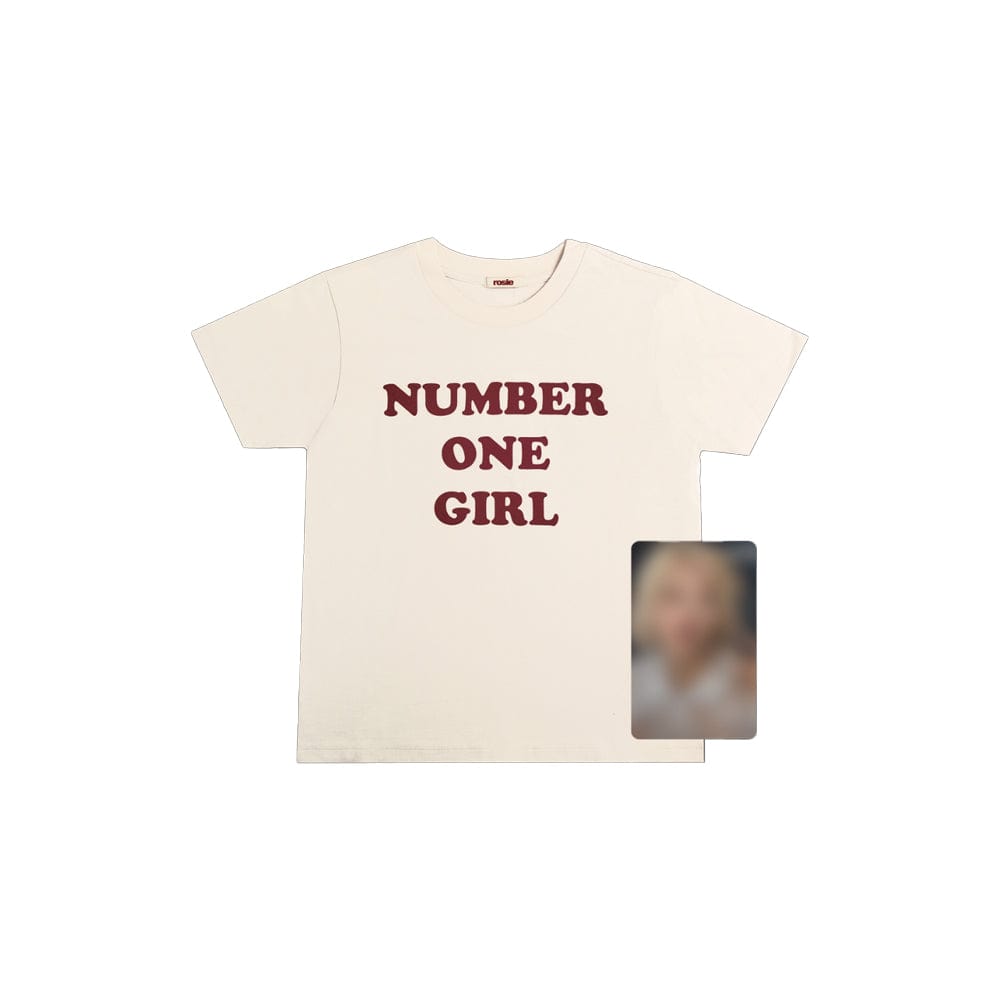 BLACKPINK MD / GOODS ROSÉ [ROSIE] NUMBER ONE GIRL WHITE T-SHIRT