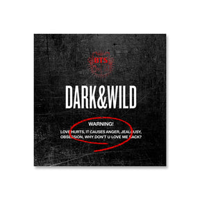 BTS ALBUM BTS - DARK & WILD 1st Album
