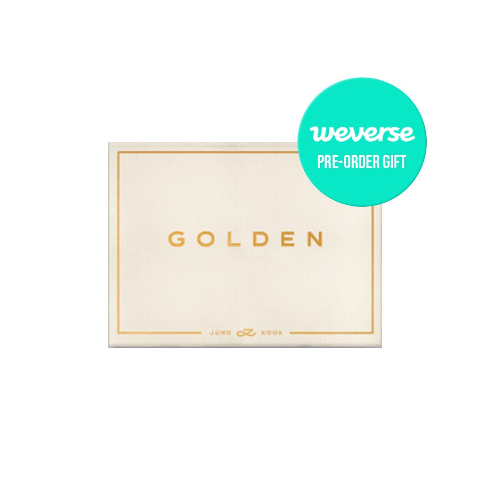 【3種から選択可能】(+Weverse 特典) BTS JUNG KOOK - GOLDEN - SOLID