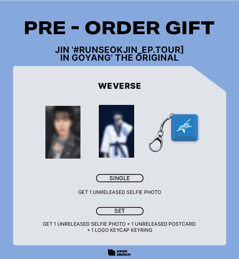 RUNSEOKJIN_EP.TOUR IN GOYANG ジン トレカ 2枚 JIN RUNSEOKJIN_EP.TOUR トレカ ジン 6/28/29 2枚の通販 by N@M's shop