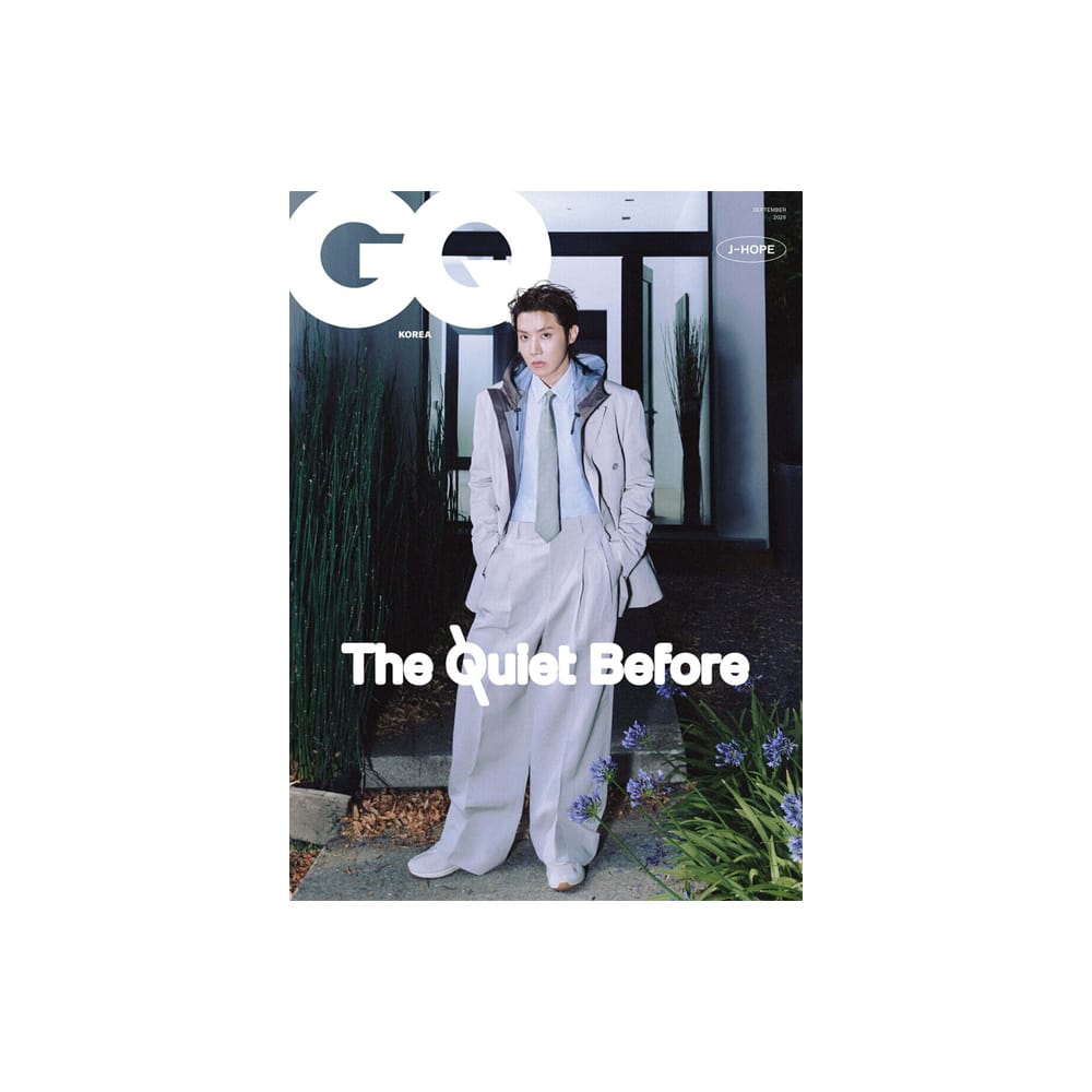 BTS Magazine A - GQ文字 ホワイト BTS J-HOPE - 雑誌 GQ 2026年 9月号 インタビュー和訳