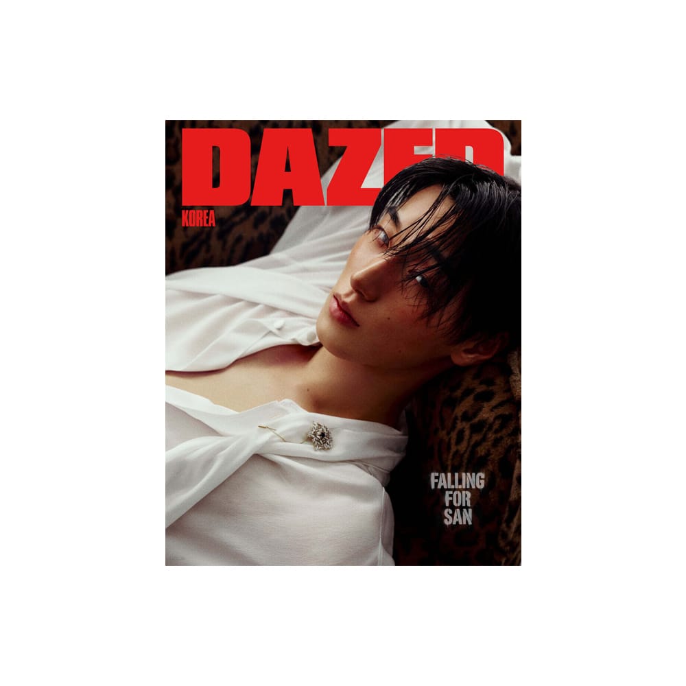 BTS Magazine C - DAZED文字 赤 ATEEZ サン SAN - 雑誌 Dazed 26年 Fall Edition インタビュー和訳つき