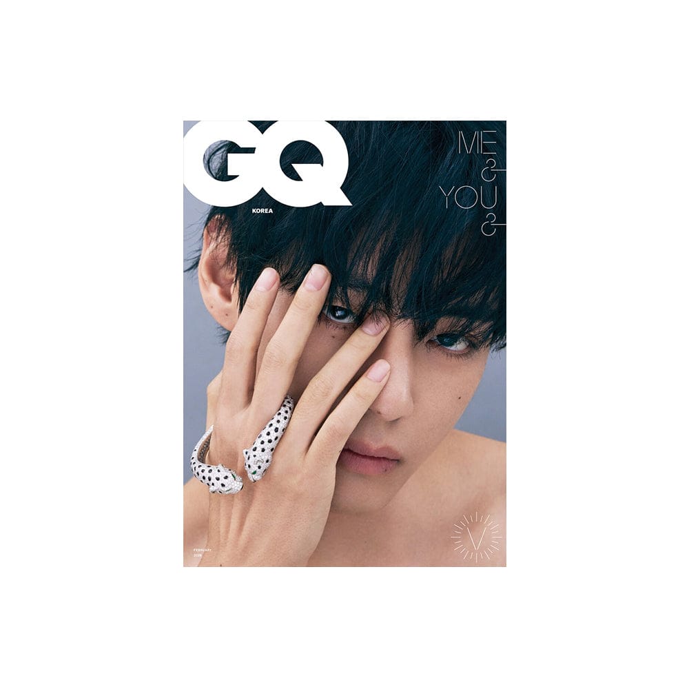 BTS Magazine C（GQ文字 白） BTS V - 雑誌 GQ 2026年2月号