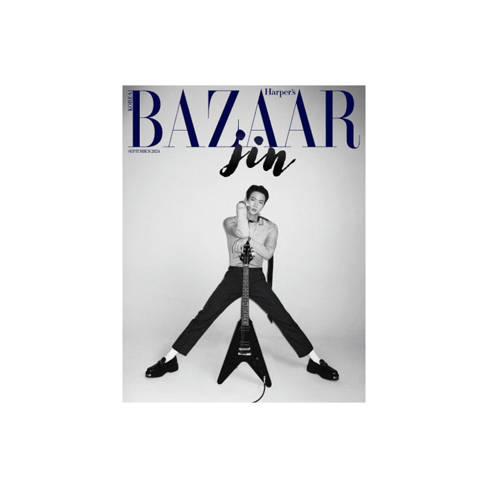 BTS Magazine C ver 【和訳付き】 BTS JIN - 雑誌 BAZAAR Korea Magazine 表紙 ジン (2024年9月号)